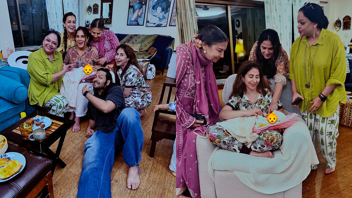 Instagram : Shabana Azmi, Tanvi Azmi, Urmila Matondkar, and Dia Mirza meet Richa Chadha-Ali Fazal and their newborn